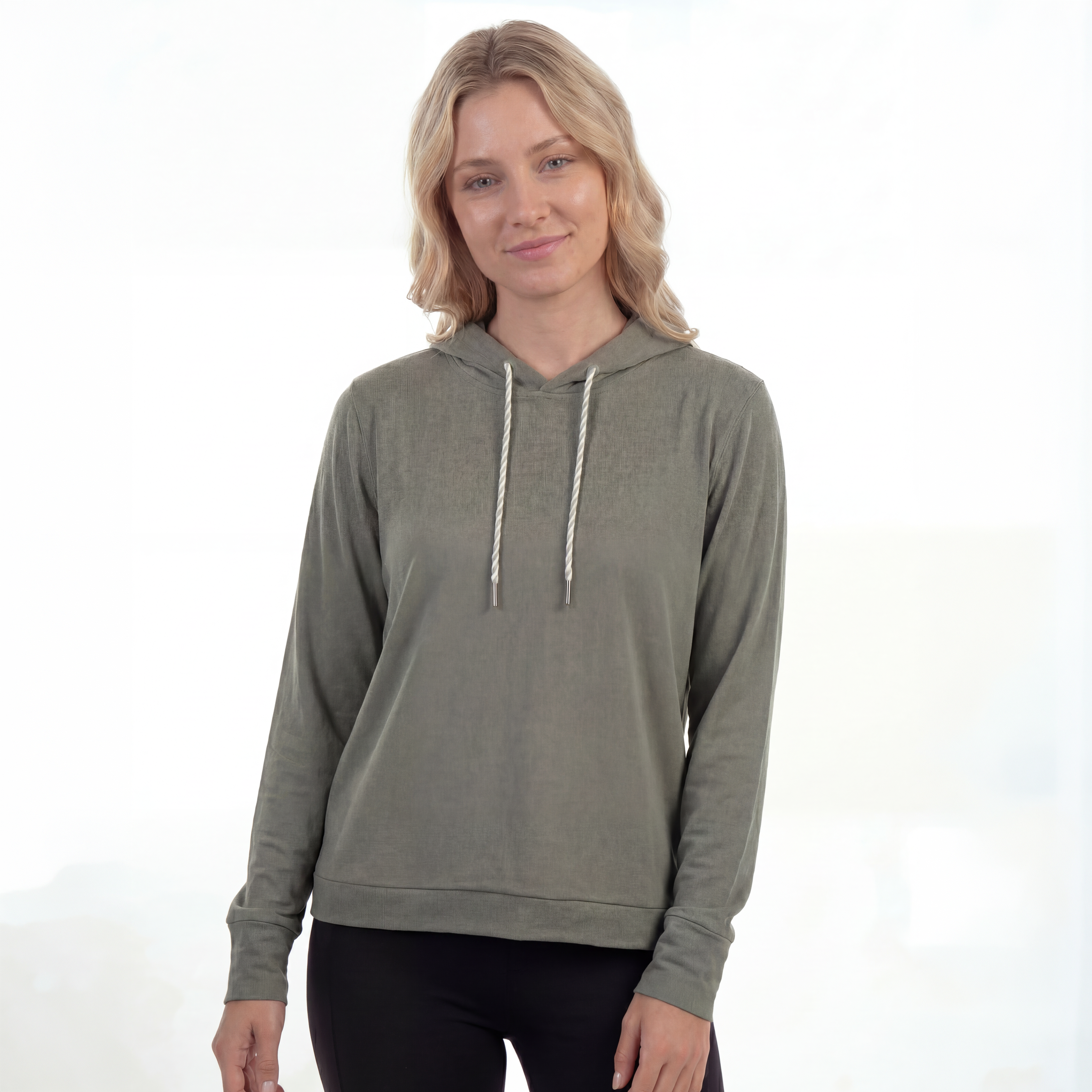 LADIES MODEST CROP HOODIE - B5667 | Burnside Sierra Pacific Apparel