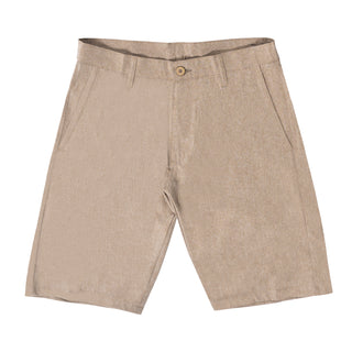 Buy heather-khaki Burnside Hybrid Shorts - B9820