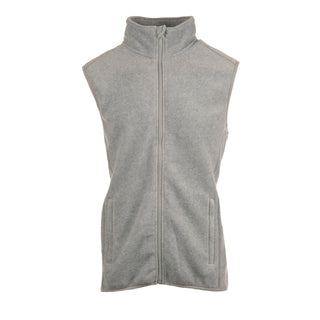 Buy heather-grey Burnside Polar Fleece Vest - B3012