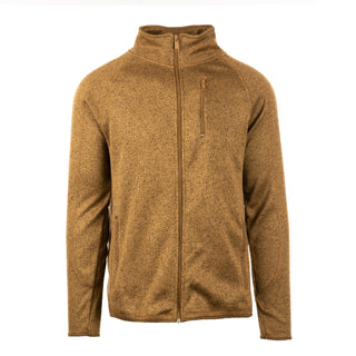 Buy coyote Burnside Long Sleeve Sweater Knit Jacket - B3901