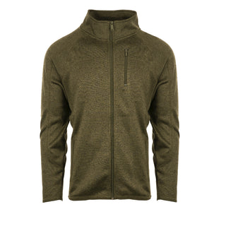 Buy military-green Burnside Long Sleeve Sweater Knit Jacket - B3901