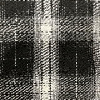 Buy black-white MENS FLANNEL SHIRT - B 8220