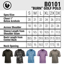MENS BURN GOLF POLO - B0101