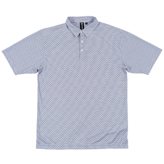 Buy white-black-dot MENS BURN GOLF POLO - B0101