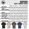 SOFT JERSEY POLO - B0900