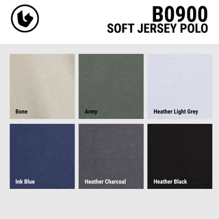 SOFT JERSEY POLO - B0900