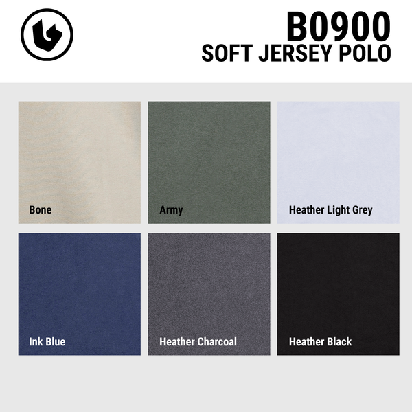 SOFT JERSEY POLO - B0900