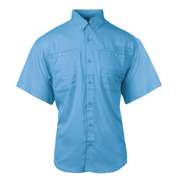 MENS SHORT SLEEVE FISHING SHIRT - B 2297