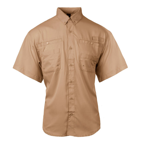 MENS SHORT SLEEVE FISHING SHIRT - B 2297