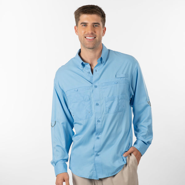 Burnside Baja Island Long Sleeve Fishing Shirt - B2299