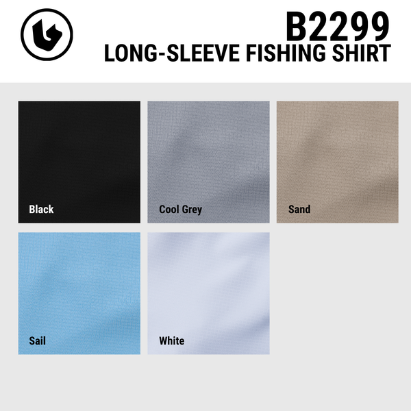 MENS LONG SLEEVE FISHING SHIRT - B2299