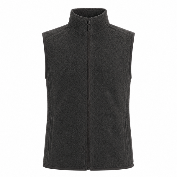 MENS FULL ZIP ARCTIC POLAR FLEECE VEST - B3012