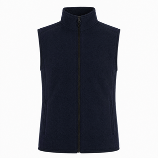 Buy navy MENS FULL ZIP ARCTIC POLAR FLEECE VEST - B3012