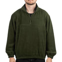 MENS 1/4 ZIP POLAR FLEECE PULLOVER - B 3052