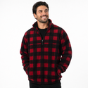 MENS 1/4 ZIP POLAR FLEECE PULLOVER - B3052