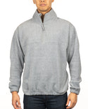 MENS 1/4 ZIP POLAR FLEECE PULLOVER - B 3052
