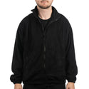 MENS FULL ZIP POLAR FLEECE JACKET - B 3062