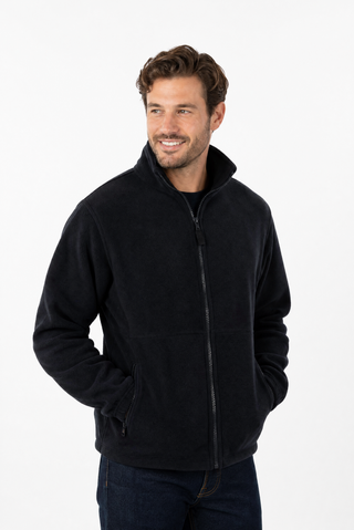 MENS FULL ZIP POLAR FLEECE JACKET - B3062