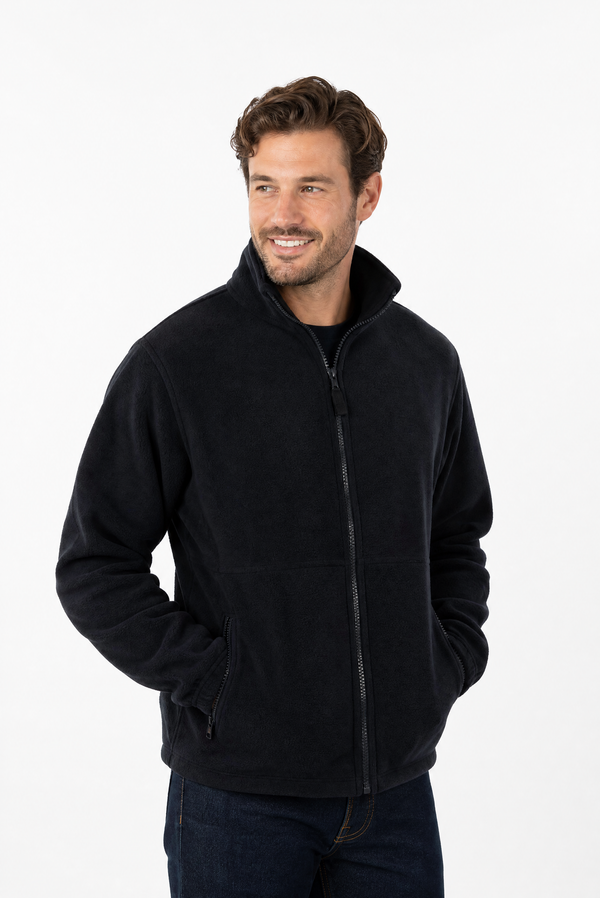 MENS FULL ZIP POLAR FLEECE JACKET - B3062 | Burnside Sierra