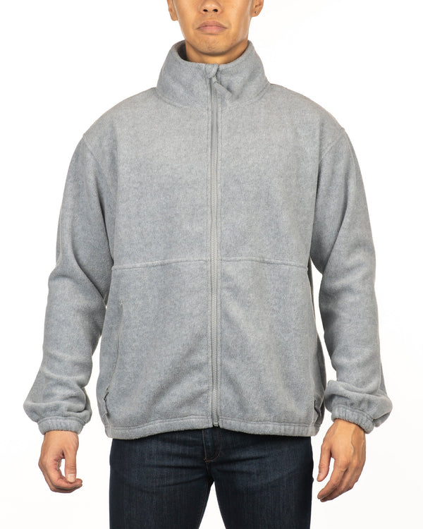 MENS FULL ZIP POLAR FLEECE JACKET - B 3062