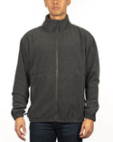 MENS FULL ZIP POLAR FLEECE JACKET - B 3062