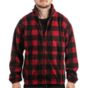 MENS FULL ZIP POLAR FLEECE JACKET - B 3062