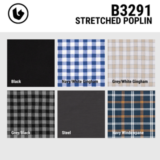MENS STRETCHED POPLIN - B3291