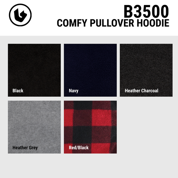COMFY PULLOVER HOODIE - B3500
