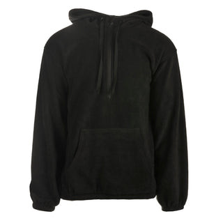 MENS 1/4 ZIP POLAR FLEECE  HOODIE - B 3600