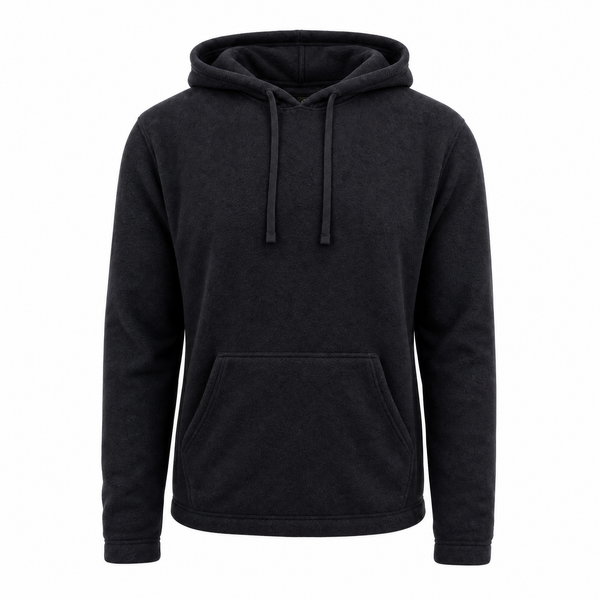 MENS 1/4 ZIP POLAR FLEECE  HOODIE - B3600