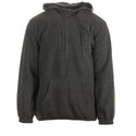 MENS 1/4 ZIP POLAR FLEECE  HOODIE - B3600