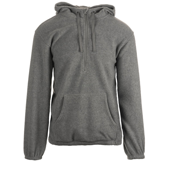 Burnside Polar Fleece Quarter Zip Hoodie - B3600