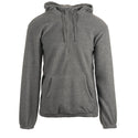 MENS 1/4 ZIP POLAR FLEECE  HOODIE - B3600