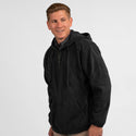 Burnside Polar Fleece Quarter Zip Hoodie - B3600