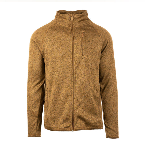 MENS FULL ZIP SWEATER KNIT JACKET - B 3901