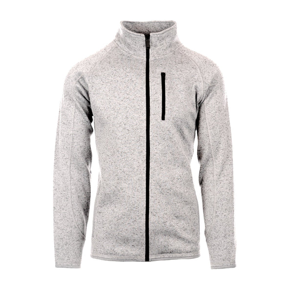 MENS FULL ZIP SWEATER KNIT JACKET - B 3901