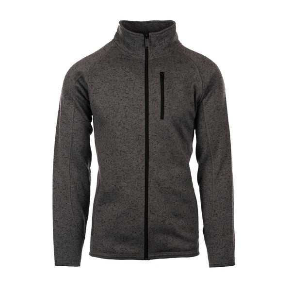 MENS FULL ZIP SWEATER KNIT JACKET - B 3901