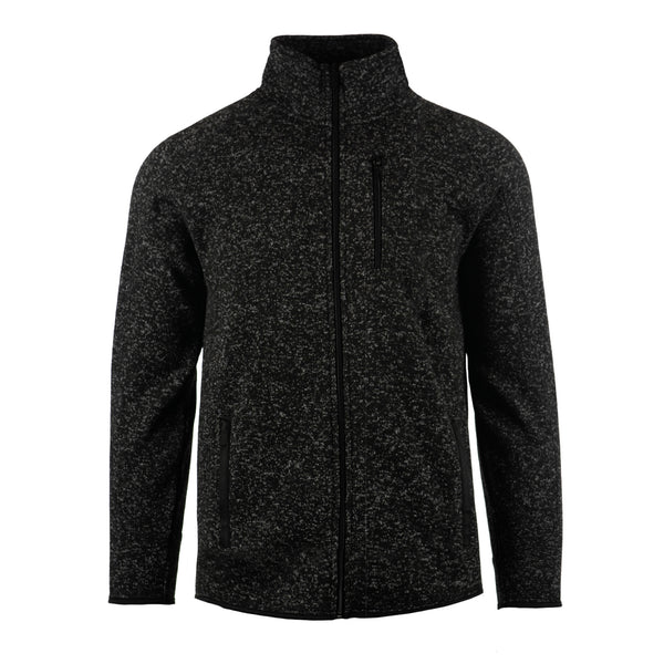 MENS FULL ZIP SWEATER KNIT JACKET - B 3901