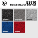 UNISEX SWEATER KNIT VEST - B3910