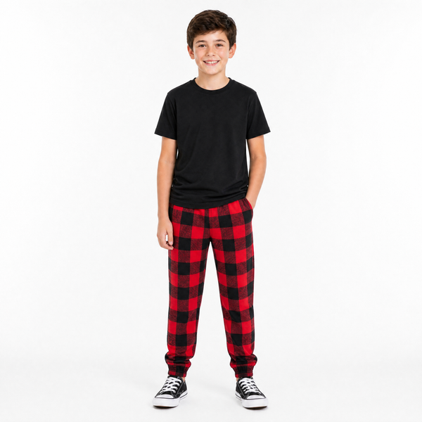 FLANNEL YOUTH JOGGER PANT- COMFY COLLECTION - B4810