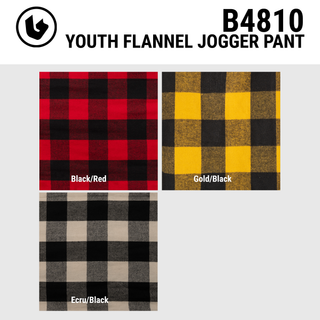 FLANNEL YOUTH JOGGER PANT- COMFY COLLECTION - B4810