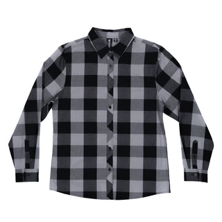 LADIES BUFFALO PLAID Y/D LONG SLEEVE SHIRT - B 5203
