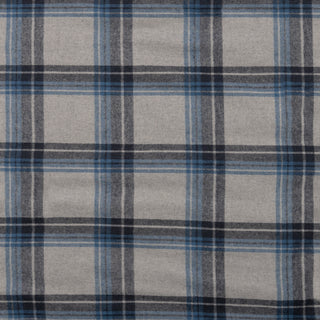 Buy grey-blue LADIES LONG SLEEVE Y/D FLANNEL SHIRT - B 5210