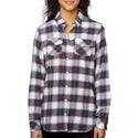 LADIES LONG SLEEVE Y/D FLANNEL SHIRT - B5210