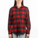 LADIES LONG SLEEVE Y/D FLANNEL SHIRT - B 5212
