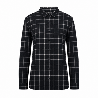 Buy navy-white THE LADIES BOYFRIEND FLANNEL - B5215