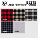 THE LADIES BOYFRIEND FLANNEL - B5215