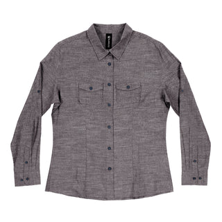 BURNSIDE LADIES  LONG SLEEVE CHAMBRAY SHIRT - B 5255