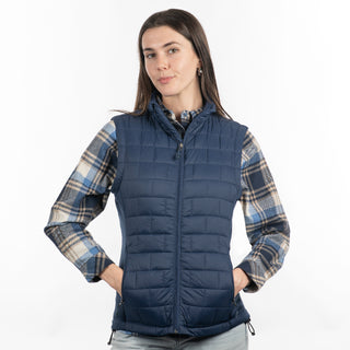LADIES BURNSIDE QUILTED PUFFER VEST - B 5703
