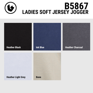 LADIES SOFT JERSEY JOGGER - B5867